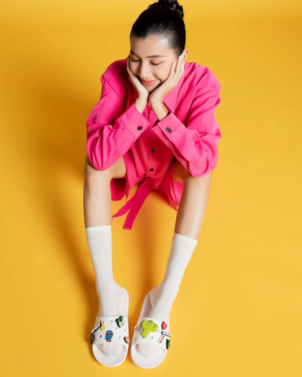 Anh gái đẹp cute với gương mặt xinh đẹp và thần thái ngọt ngào, làm say đắm mọi ánh nhìn