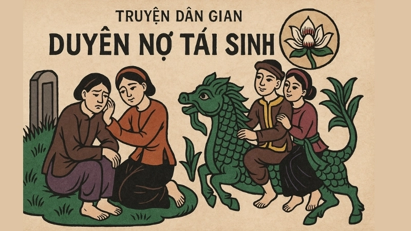 Tóm tắt Truyện dân gian - Duyên nợ tái sinh chi tiết nhất