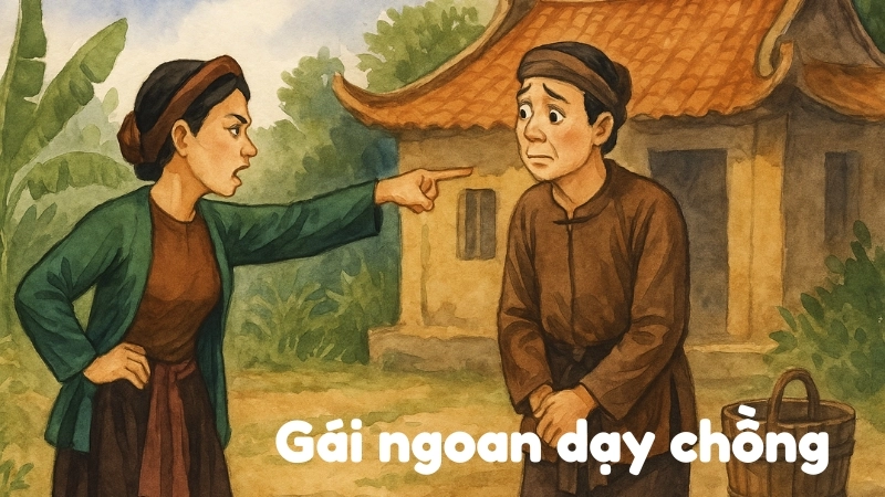 Tóm tắt truyện cổ tích - Gái ngoan dạy chồng hay nhất