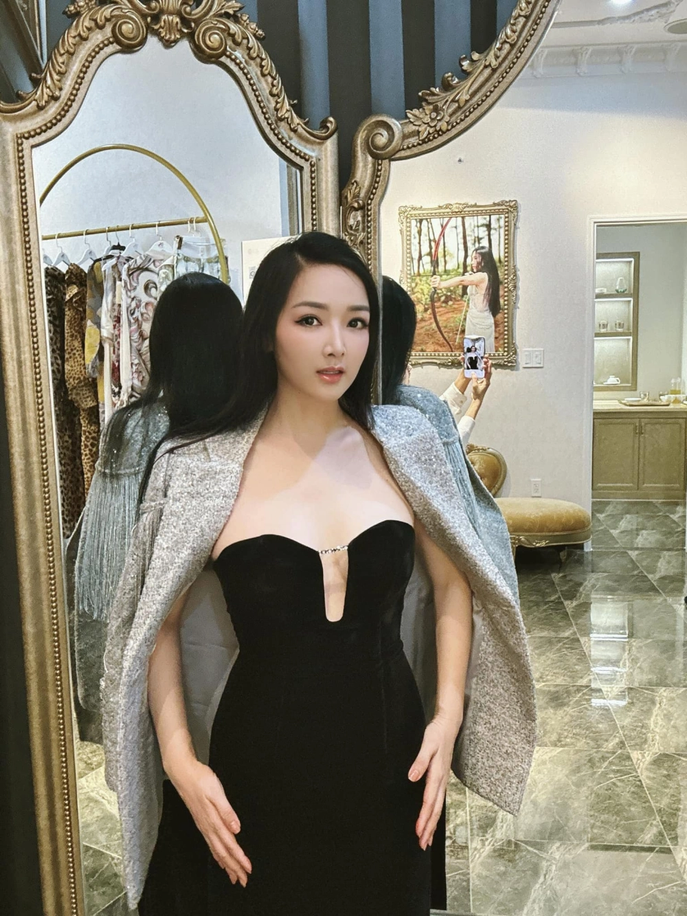Tìm hiểu chiều cao của hoa hậu giáng my cao bao nhiều