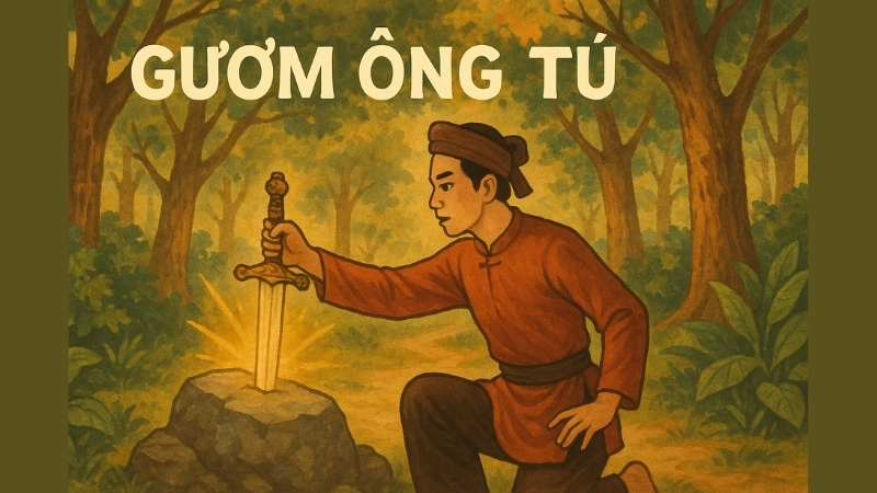 Tóm tắt truyện cổ tích Việt Nam – Gươm Ông Tú hay nhất