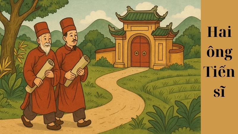 Tóm tắt truyện cổ tích Việt Nam - Hai ông Tiến sĩ hay nhất