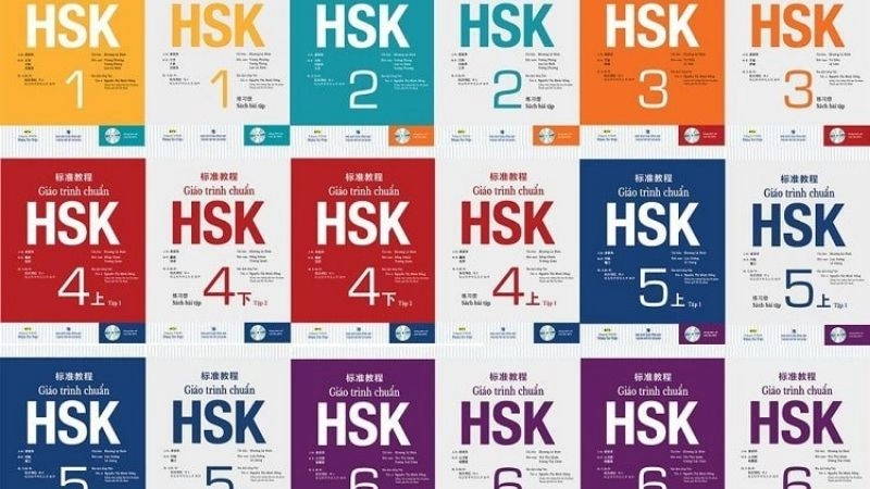 Giáo trình HSK tiêu chuẩn được thiết kế để chuẩn bị cho kỳ thi HSK với 6 cấp độ