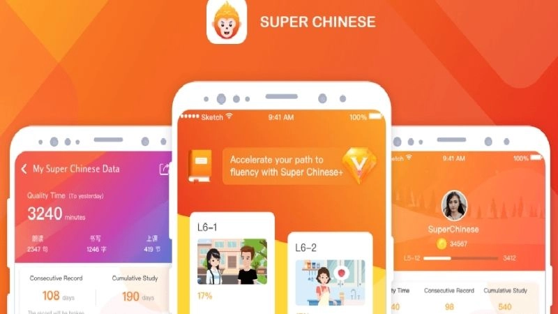 uper Chinese là một ứng dụng cung cấp nhiều công cụ và tính năng hữu ích