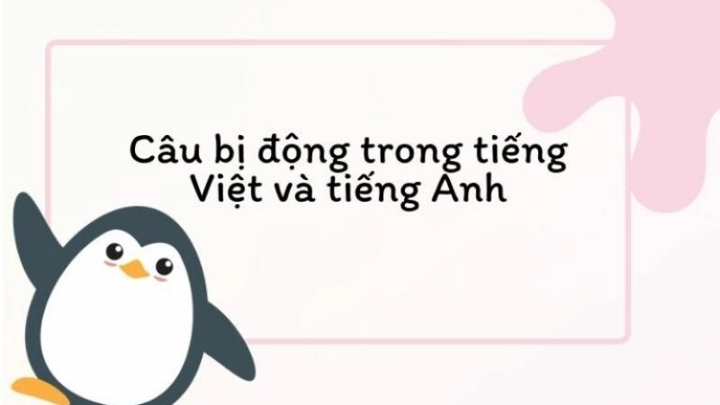 câu bị động trong Tiếng Việt và tiếng Anh, ta thấy rõ những điểm tương đồng và khác biệt.