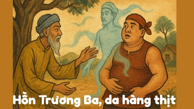 Tóm tắt truyện dân gian - Hồn Trương Ba da hàng thịt hay