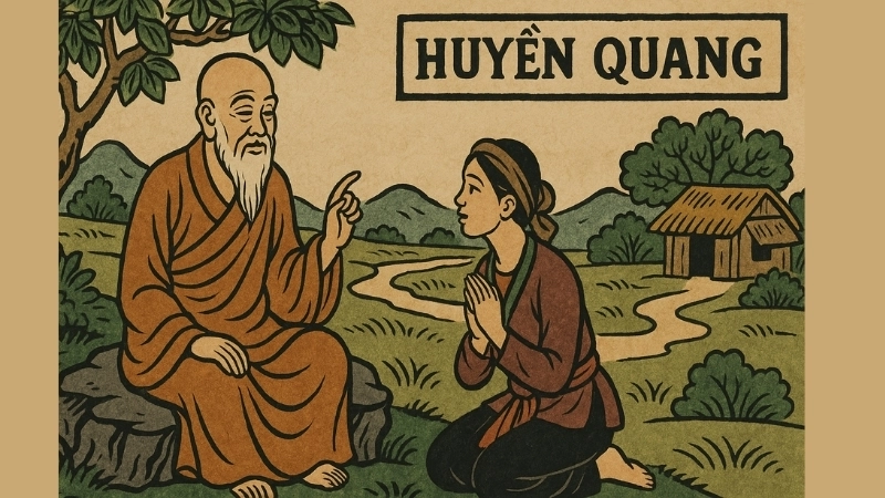 Tóm tắt Truyện dân gian - Huyền Quang và mối duyên lỡ
