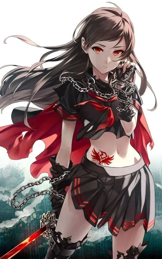 Thưởng thức Hình ảnh gái anime ngầu sắc nét rõ nét từng chi tiết