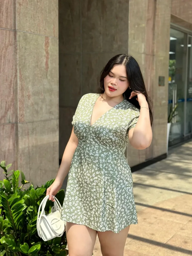 Hình ảnh cô gái mập dễ thương dễ thương ngọt ngào như kẹo bông