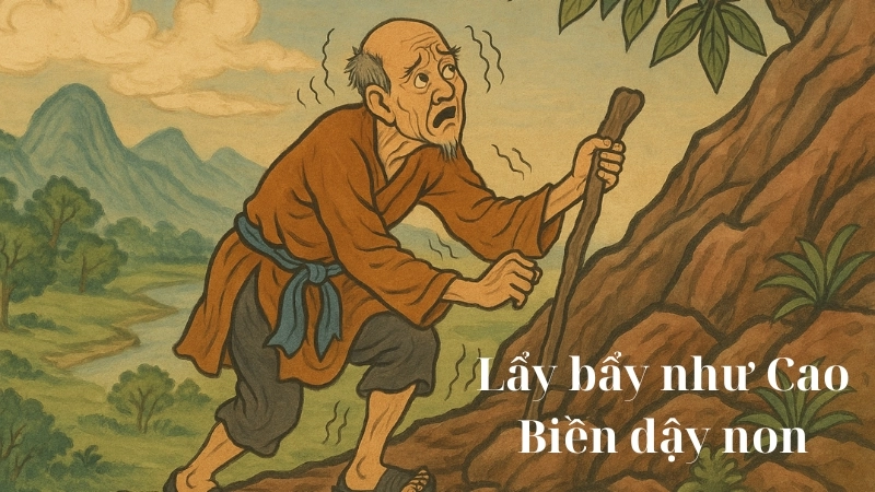 Tóm tắt truyện Lẩy bẩy như Cao Biền dậy non chi tiết