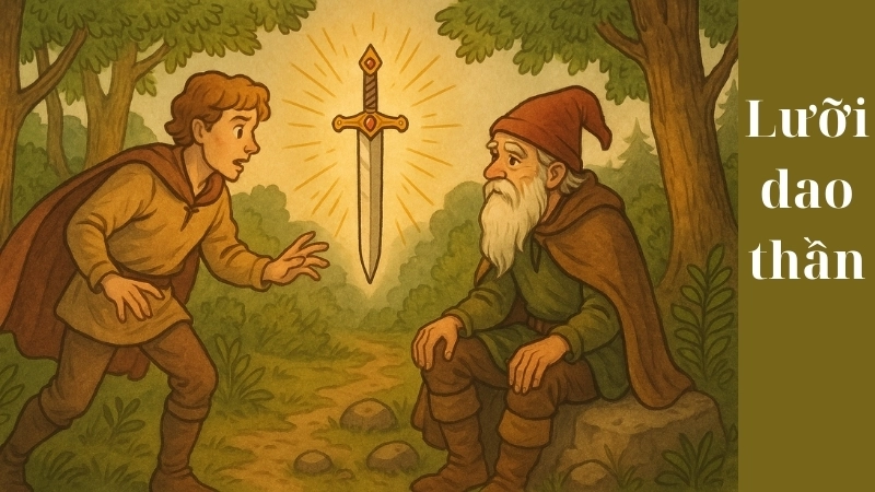 Tóm tắt truyện cổ tích Việt Nam - Lưỡi dao thần hay nhất