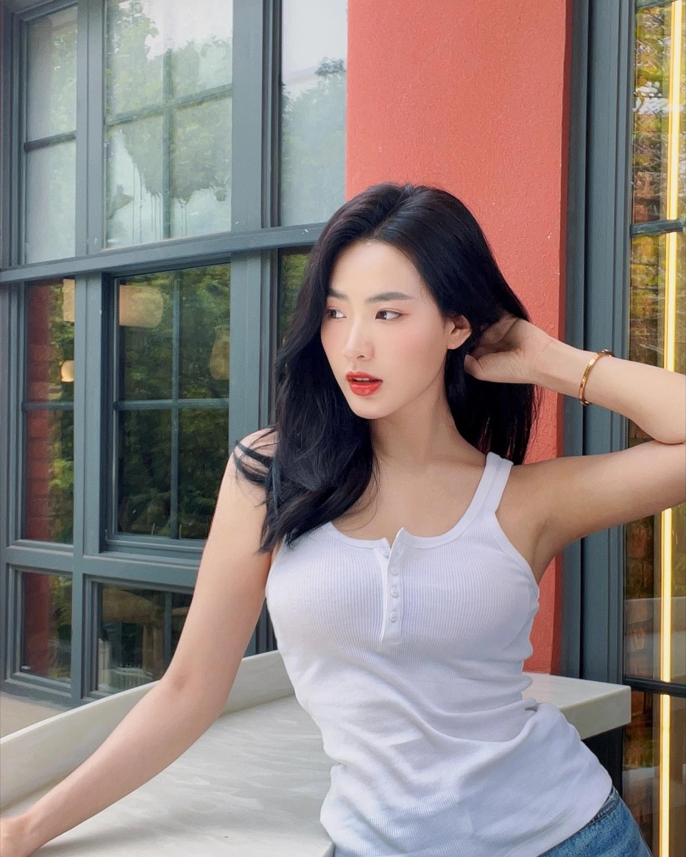 Vẻ đẹp dễ thương, đầy nữ tính của gái xinh Thanh Hóa luôn thu hút sự chú ý