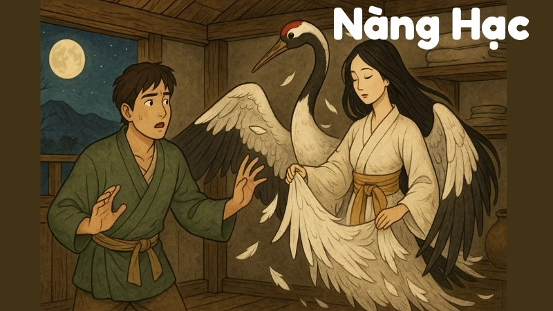 Tóm tắt Truyện cổ tích nước ngoài - Nàng Hạc viết lại hay nhất