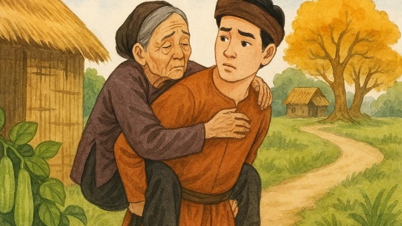 Tóm tắt truyện cổ tích Việt Nam Người con hiếu thảo