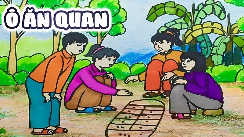 Tìm hiểu bài đồng dao và cách chơi Ô ăn quan xưa