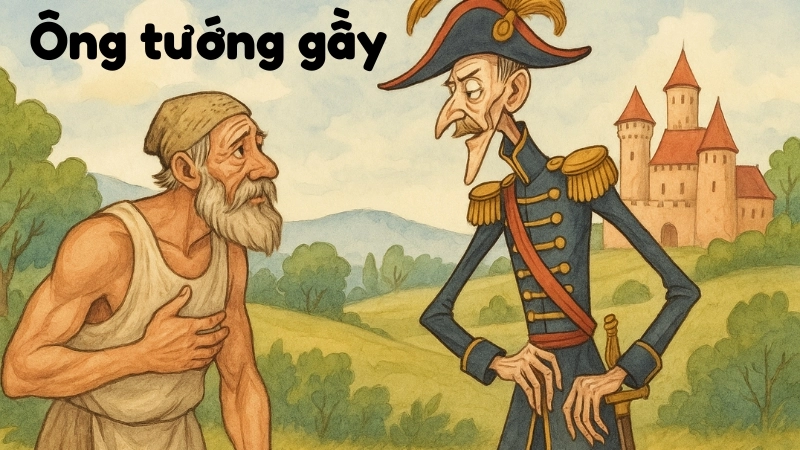 Tóm tắt truyện cổ tích Việt Nam - Ông tướng gầy hay nhất