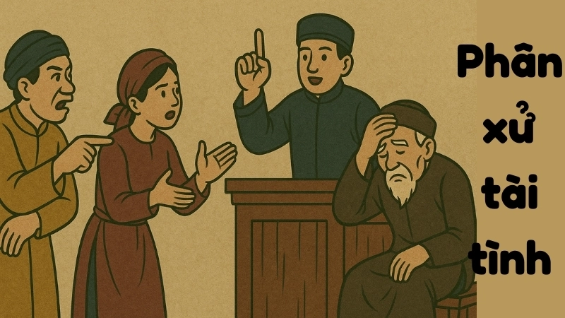 Tóm tắt Truyện dân gian - Phân xử tài tình hấp dẫn