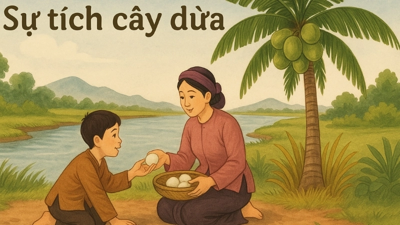 Tóm tắt truyện cổ tích Việt Nam – Sự tích cây dừa