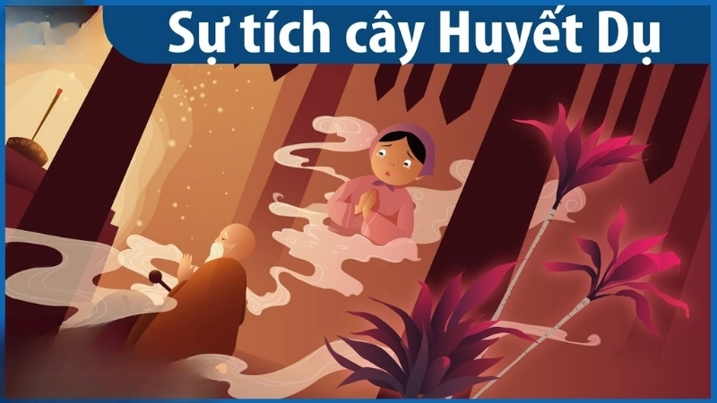 Sự tích cây Huyết dụ – Tóm tắt truyện cổ tích hay nhất