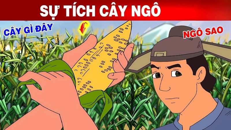 Tóm tắt truyện cổ tích Việt Nam - Sự tích cây ngô