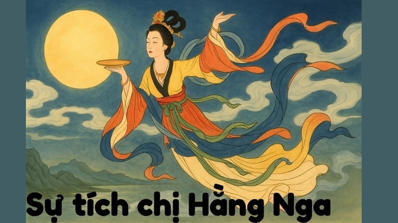 Tóm tắt truyện cổ tích nước ngoài - Sự tích chị Hằng Nga
