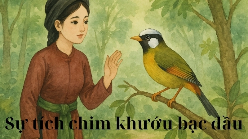 Tóm tắt truyện Sự tích chim khướu bạc đầu đầy đủ nhất