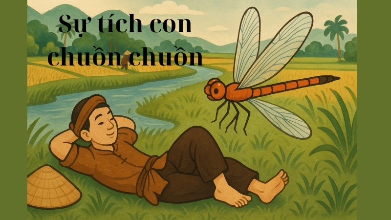 Tóm tắt truyện cổ tích Việt Nam: Sự tích con chuồn chuồn