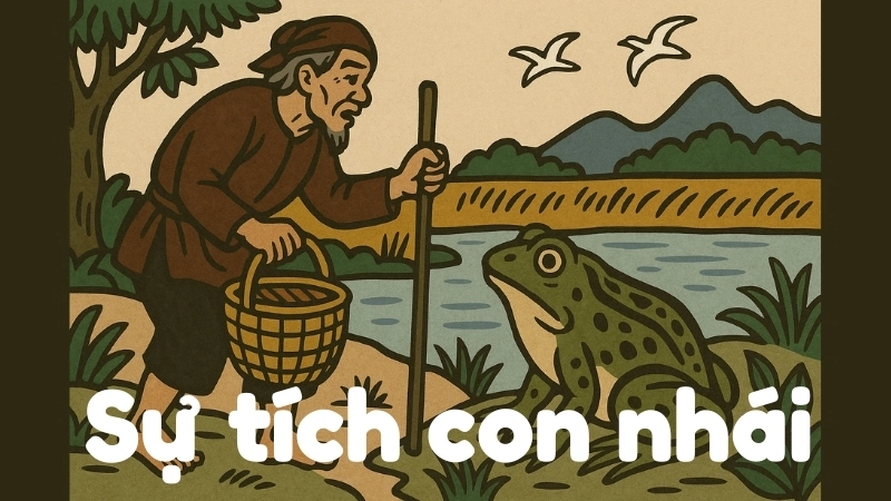 Tóm tắt Truyện dân gian - Sự tích con nhái ngắn gọn, hay nhất