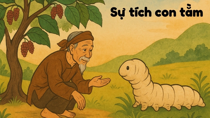 Tóm tắt truyện cổ tích Việt Nam - Sự tích con tằm