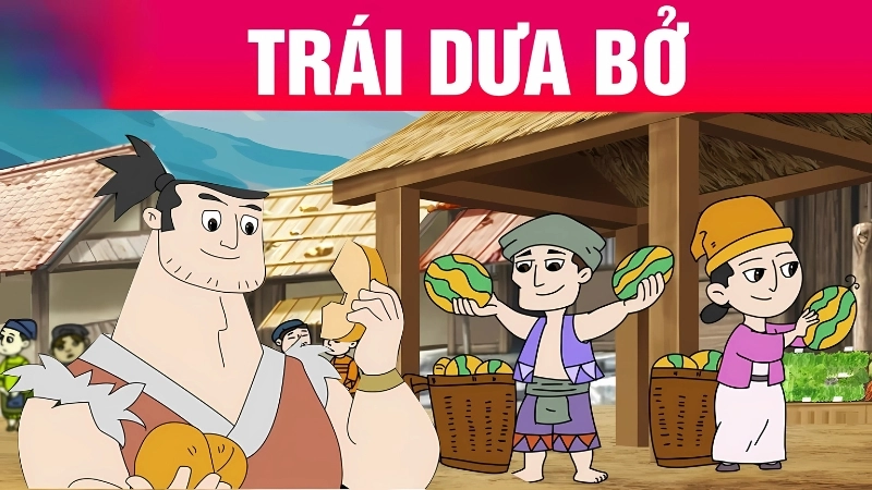 Tóm tắt truyện cổ tích Việt Nam - Sự tích dưa bở hay nhất