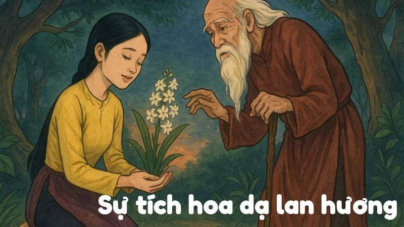 Tóm tắt truyện cổ tích Việt Nam - Sự tích hoa dạ lan