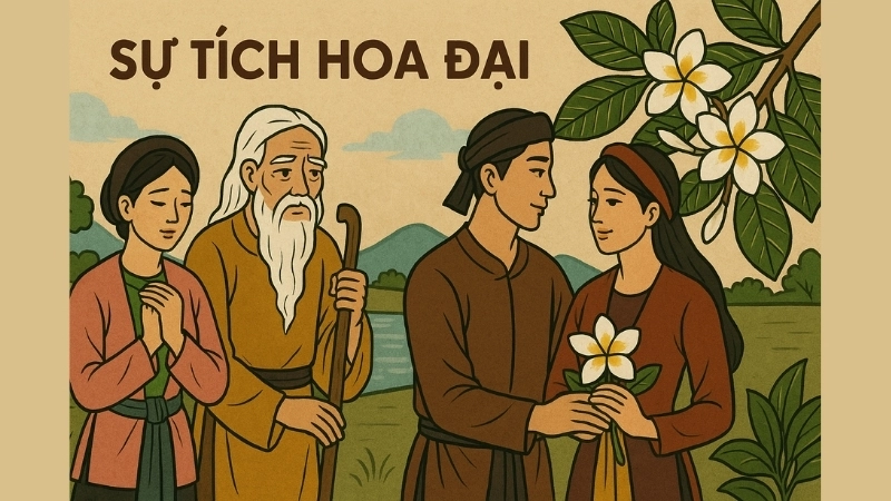 Tóm tắt truyện cổ tích Việt Nam - Sự tích hoa đại