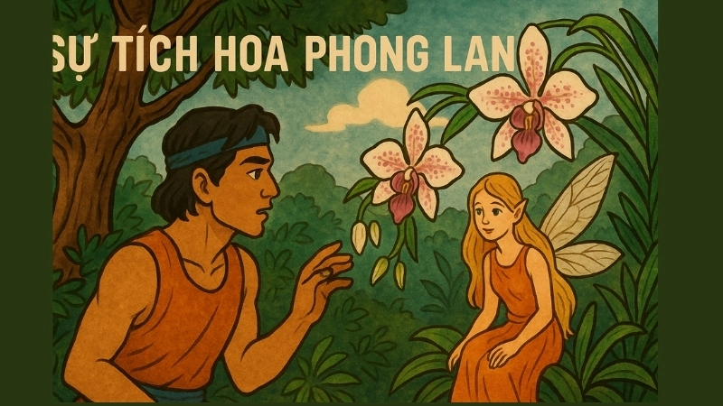 Tóm tắt truyện cổ tích nước ngoài - Sự tích hoa Phong Lan