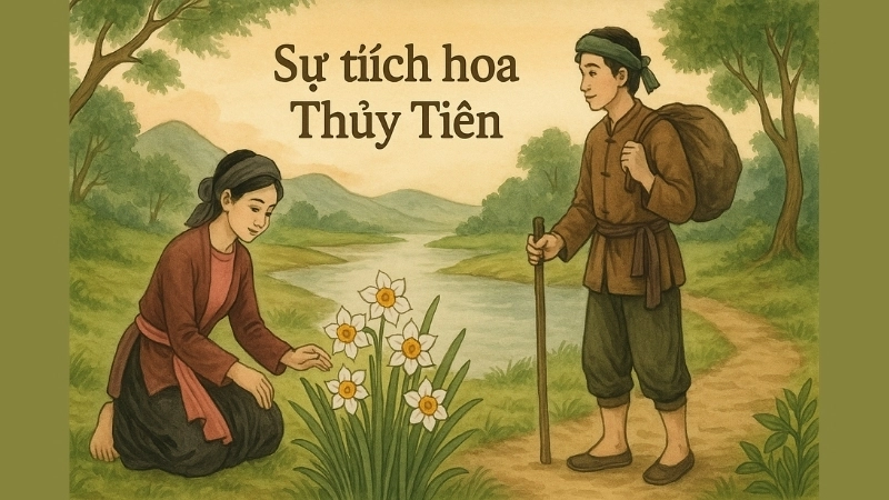 Tóm tắt truyện cổ tích Việt Nam - Sự tích hoa Thủy Tiên