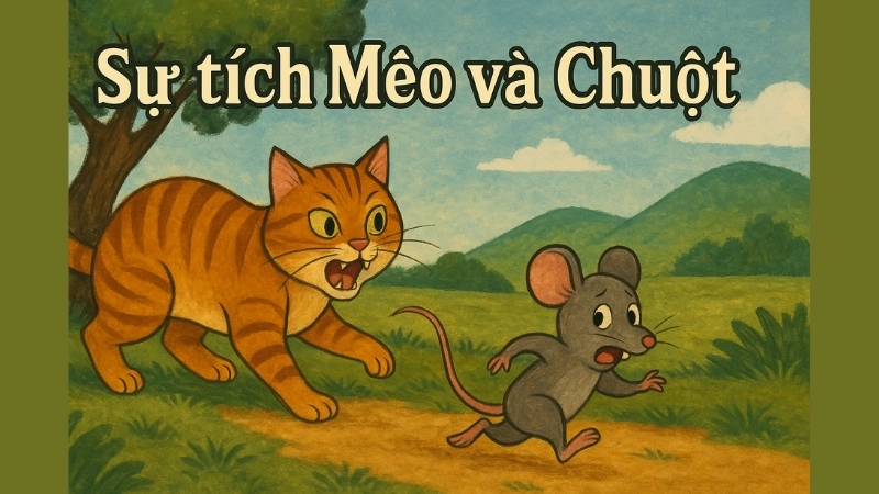Tóm tắt truyện cổ tích - Sự tích Mèo và Chuột hay nhất