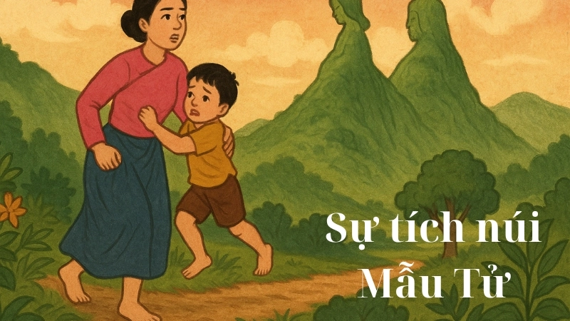 Tóm tắt truyện cổ tích Việt Nam – Sự tích núi Mẫu Tử
