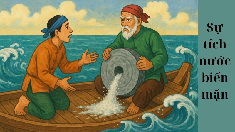 Tóm tắt truyện cổ tích Việt Nam - Sự tích nước biển mặn