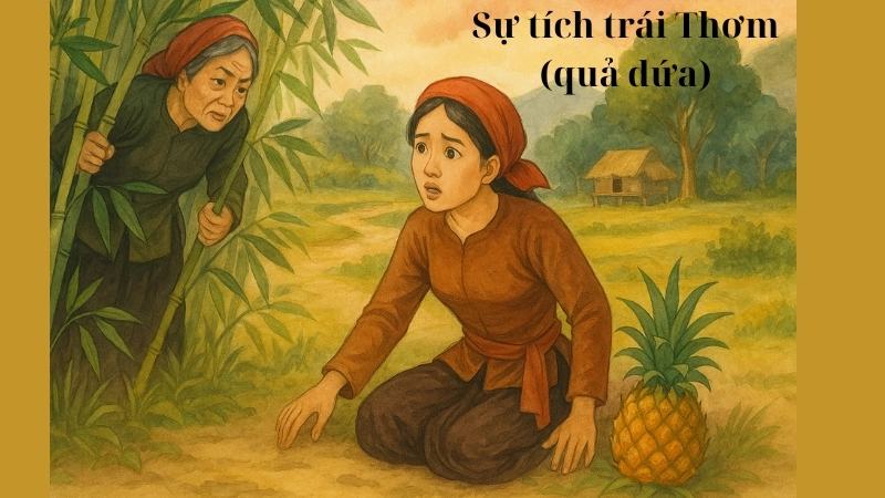 Tóm tắt truyện cổ tích Việt Nam cảm động - Sự tích trái Thơm