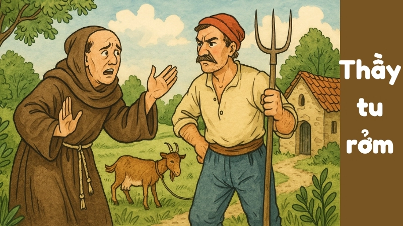 Tóm tắt Truyện ngụ ngôn - Thầy tu rởm