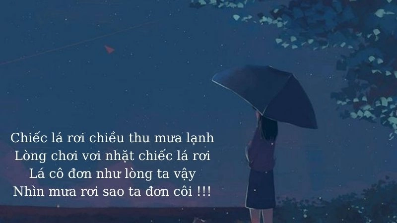 thơ buồn ngắn 4 câu sẽ giúp xoa dịu trái thương đang tổn thương