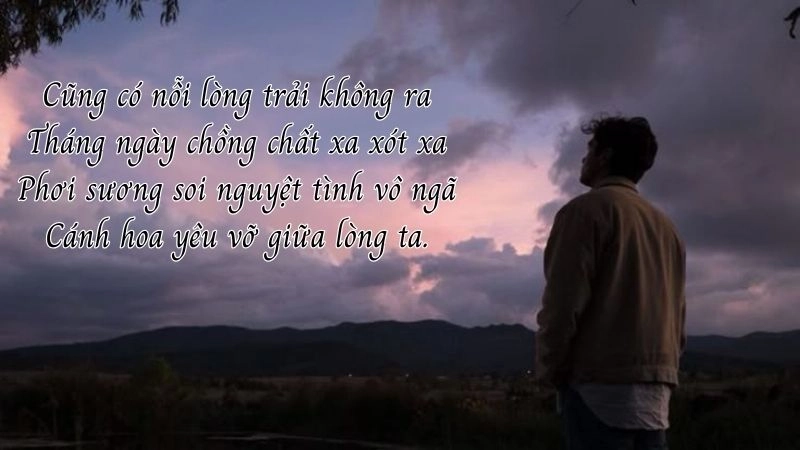 Thơ buồn về cuộc sống tuyển chọn