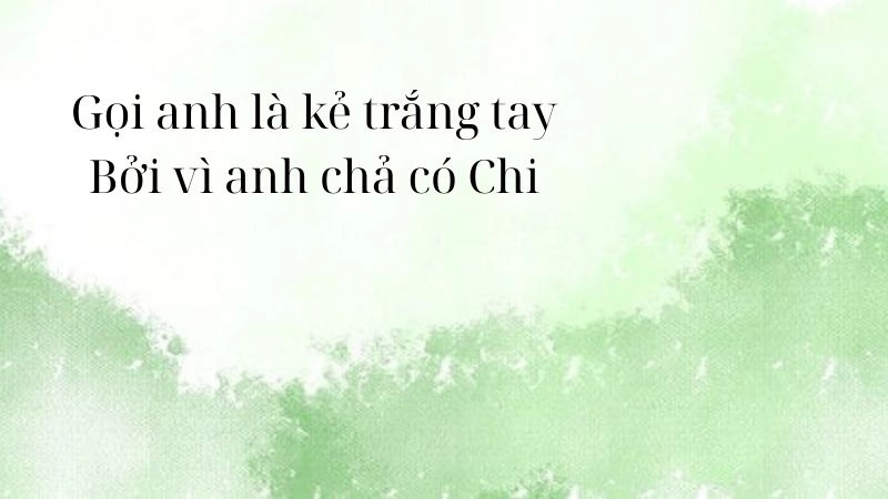thơ thả thính tên Chi chất lừ khiến nàng không thể ngó lơ