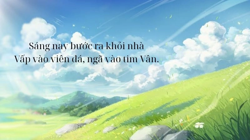 những câu thả thính Vân dí dỏm giúp bạn thể hiện sự vui tính cùng tình cảm yêu thương