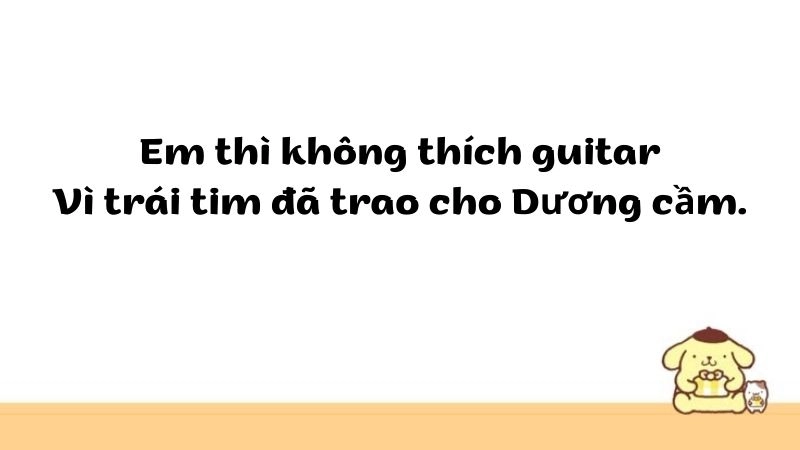 Thơ thả thính tên Dương với 2 câu những cụm từ ngọt lịm