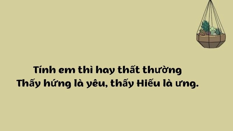  thơ thả thính tên Hiếu đầy cảm xúc, các cô nàng có thể tạo ấn tượng 