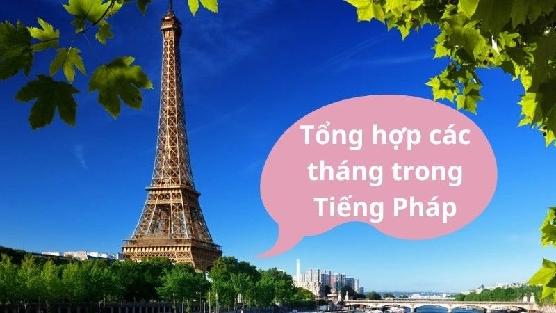 Từ vựng các tháng trong Tiếng Pháp