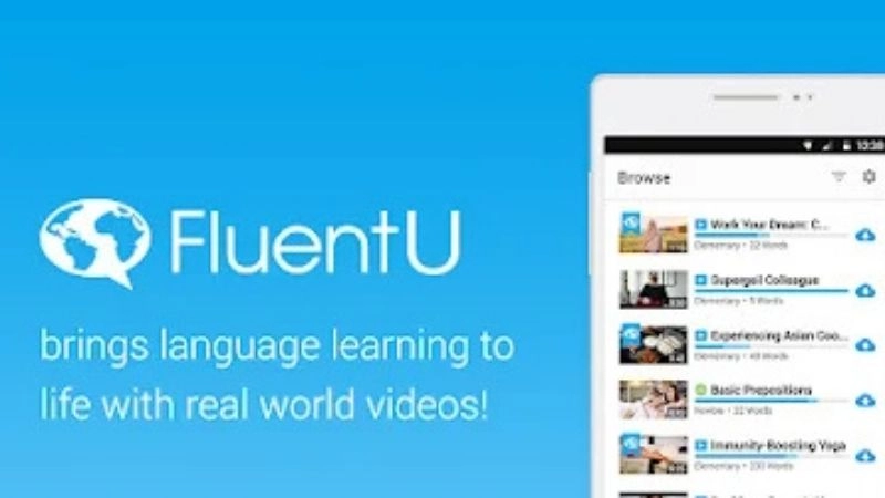 FluentU là app học tiếng Pháp tuyệt vời để rèn luyện các kỹ năng 