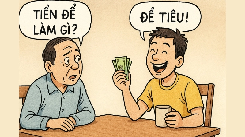 Tóm tắt Truyện cười - Tiền để làm gì? Nội dung ngắn gọn nhất