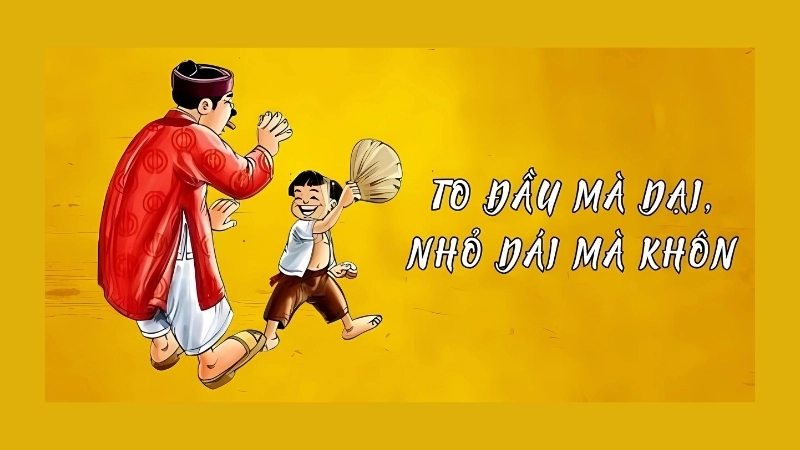 Tóm tắt truyện To đầu mà dại nhỏ dái mà khôn hay nhất