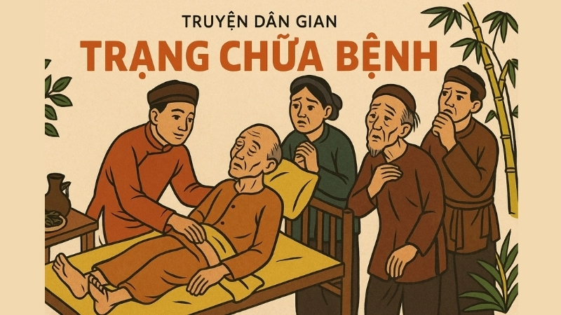 Tóm tắt Truyện dân gian - Trạng chữa bệnh đầy hài hước